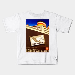 Vintage Travel - Cuba-Mexico Kids T-Shirt